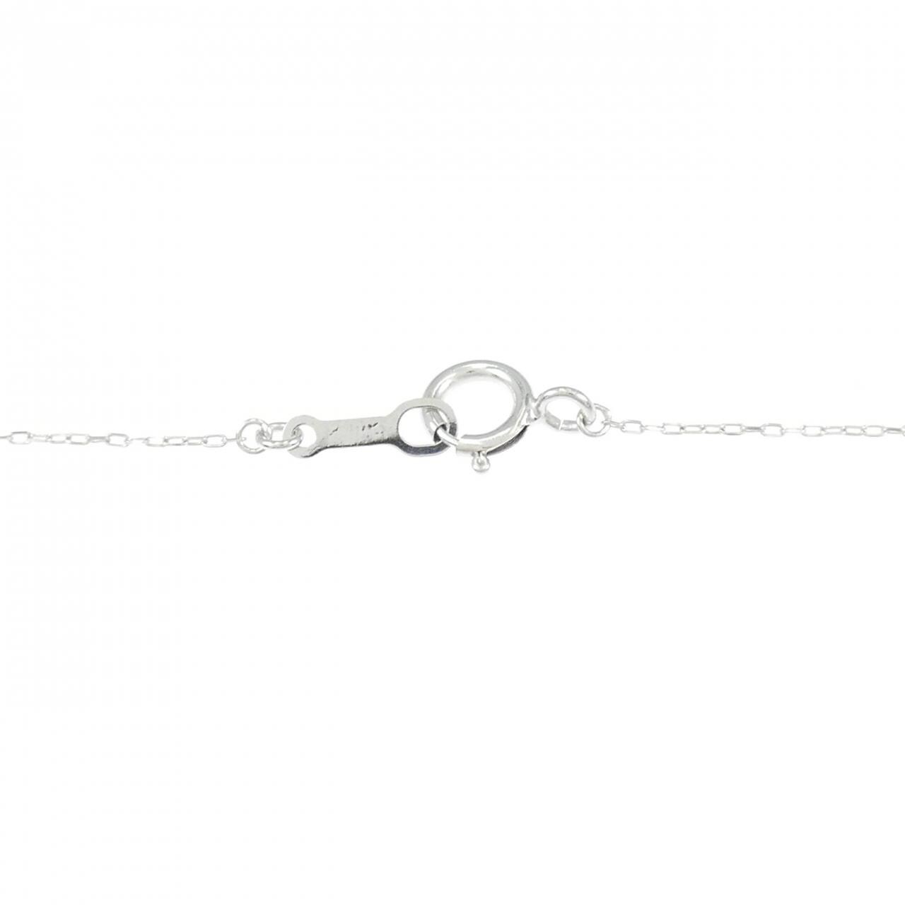 K18WG ダイヤモンド ネックレス 0.17CT