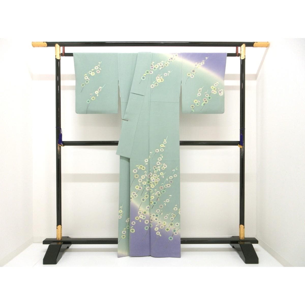 訪問着　上野工房　横木瓜