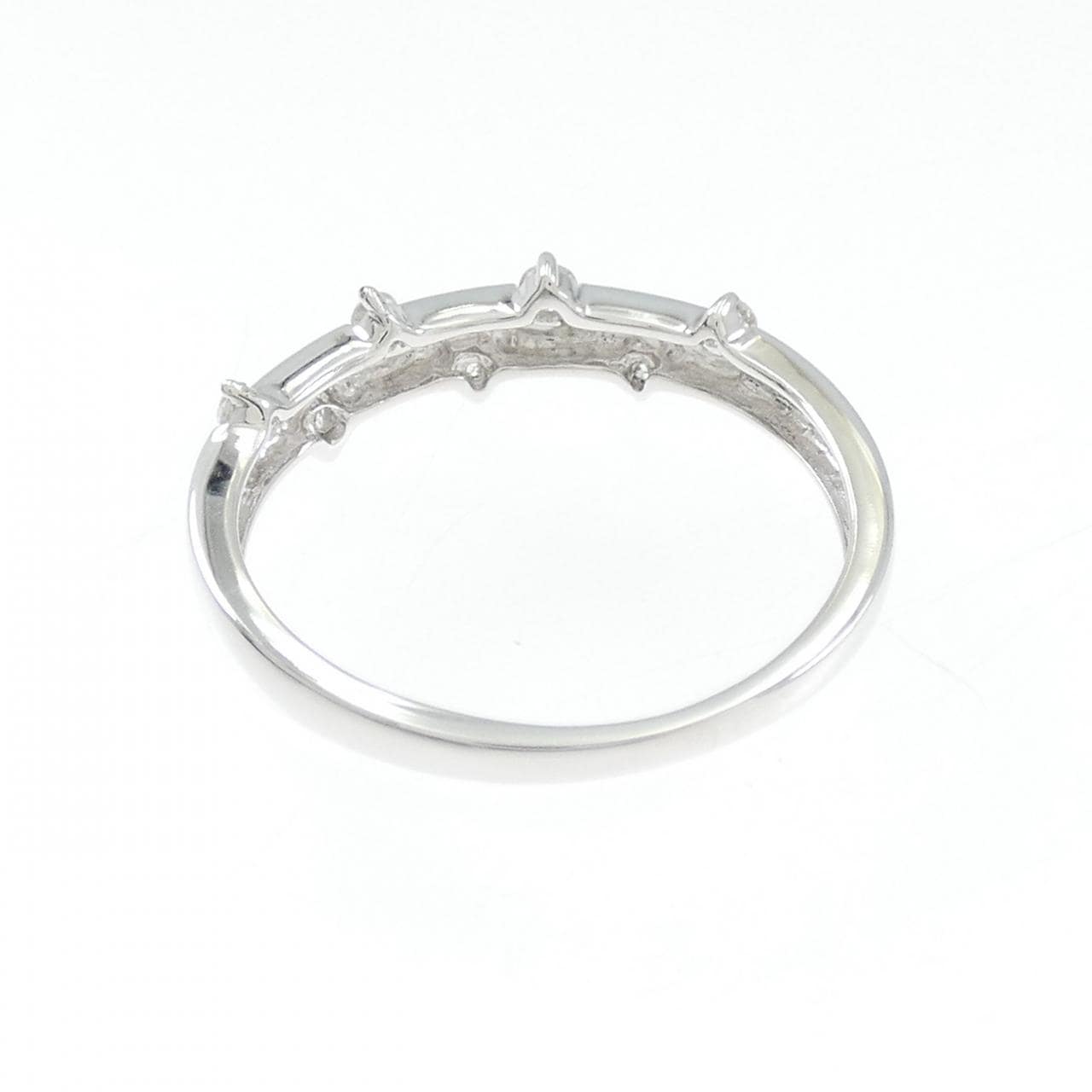 750WG ダイヤモンド リング 0.12CT