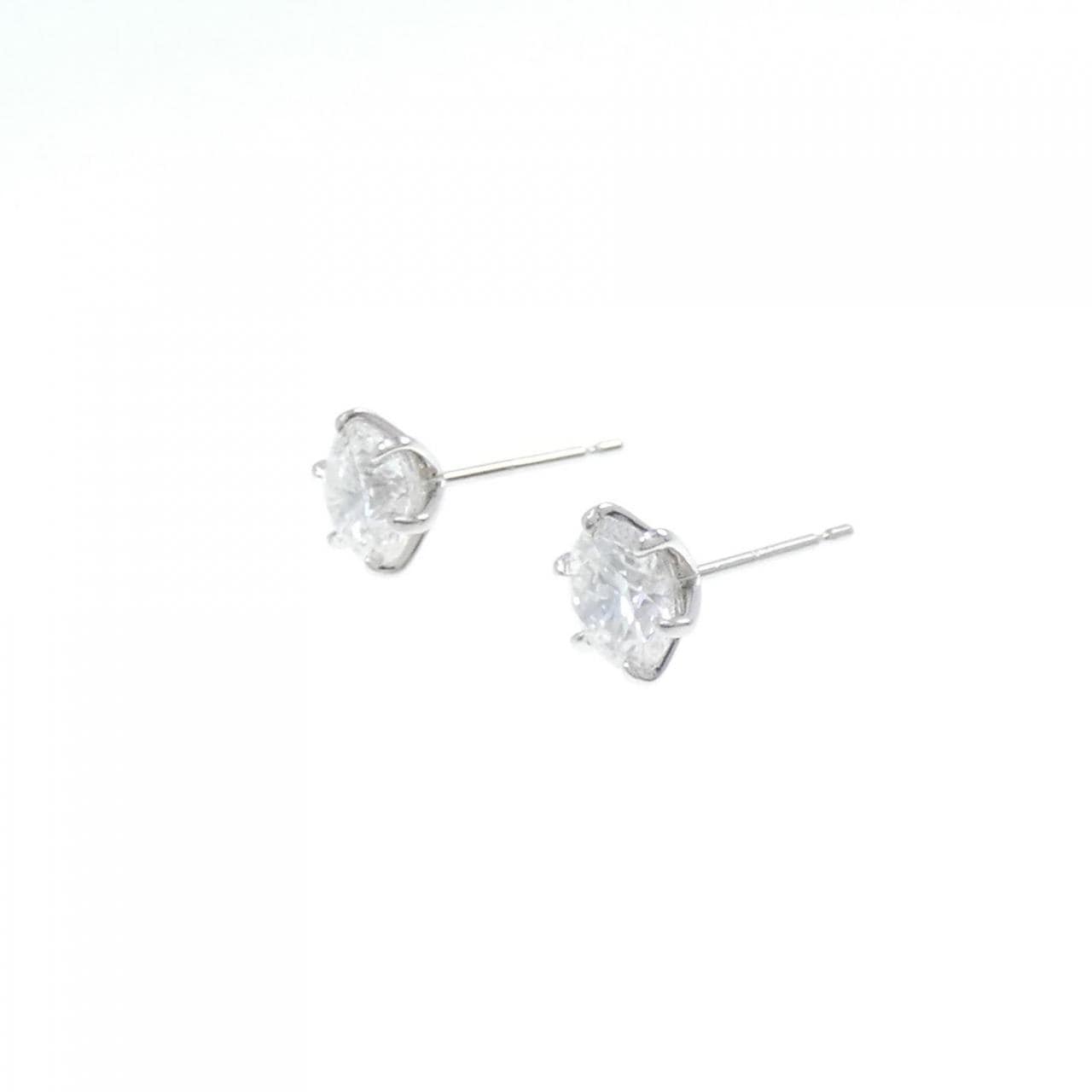 [Remake] PT/ST Diamond Earrings 1.001CT 1.065CT G I1 VG