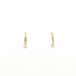 【新品】K10YG 淡水パール ピアス