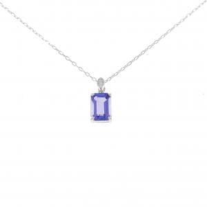 PT950/PT850 タンザナイト ネックレス 1.48CT