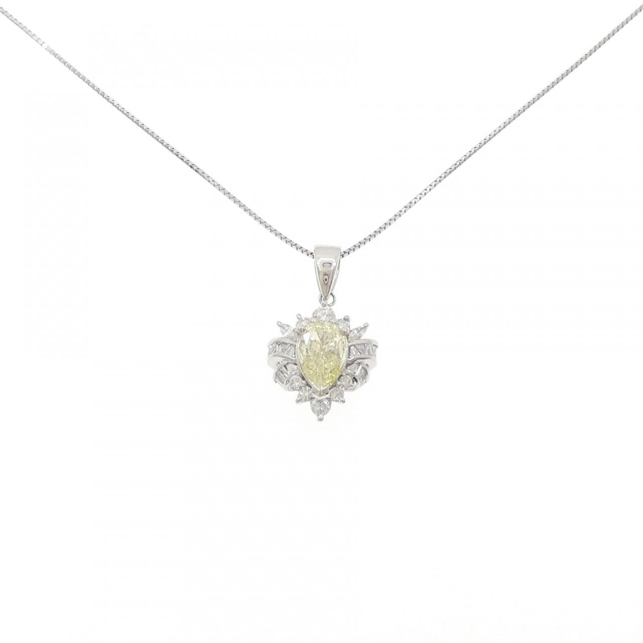 PT900/PT850 ダイヤモンド ネックレス 1.023CT
