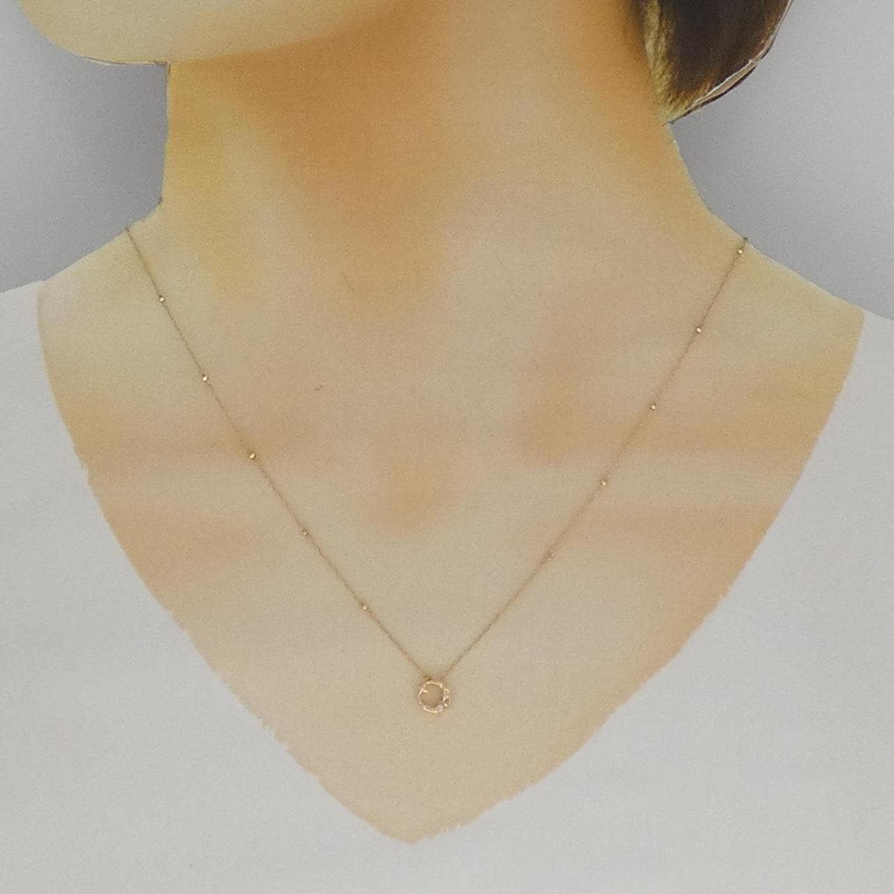 K10YG ダイヤモンド ネックレス