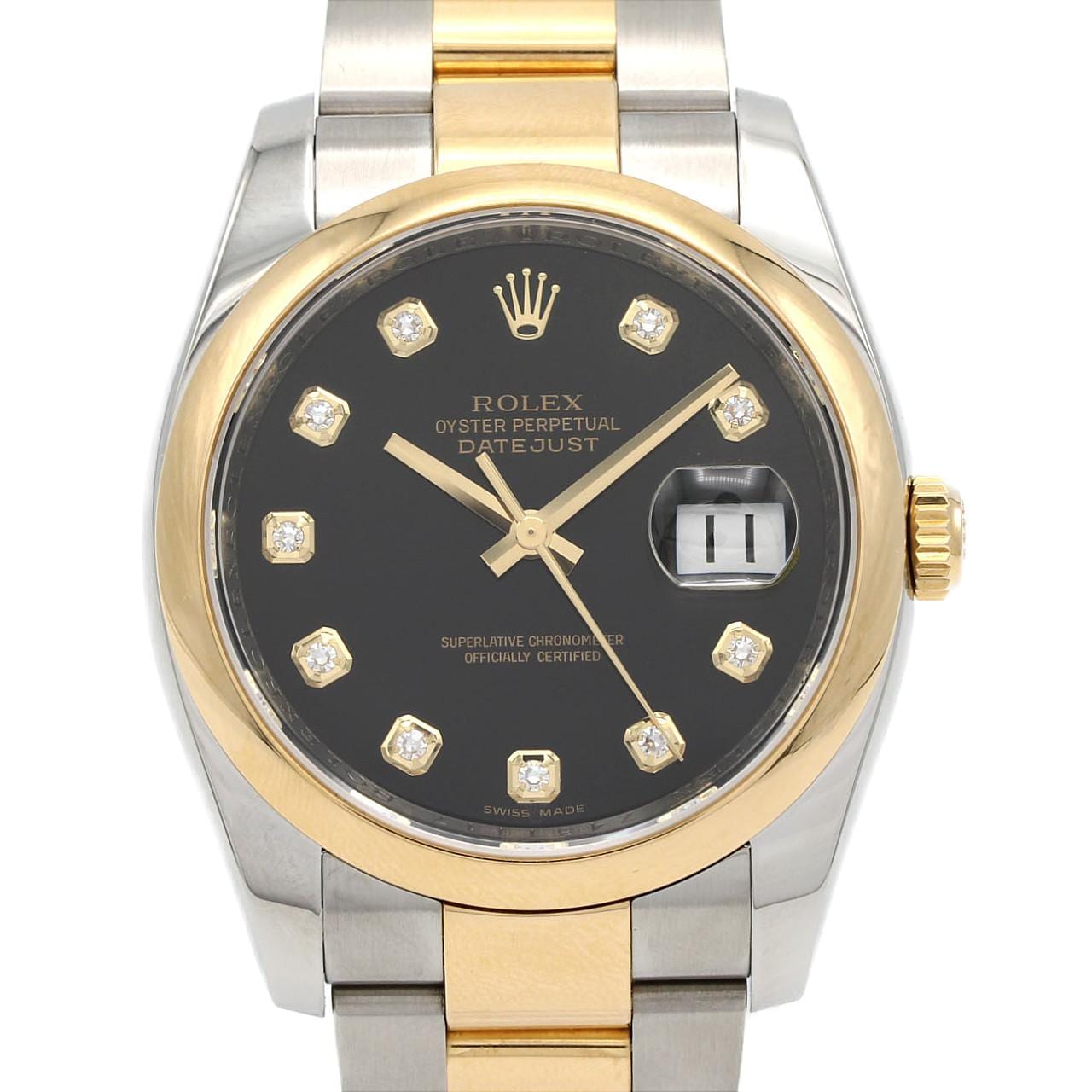 ロレックス デイトジャスト 116203G SSxYG 自動巻 Z番