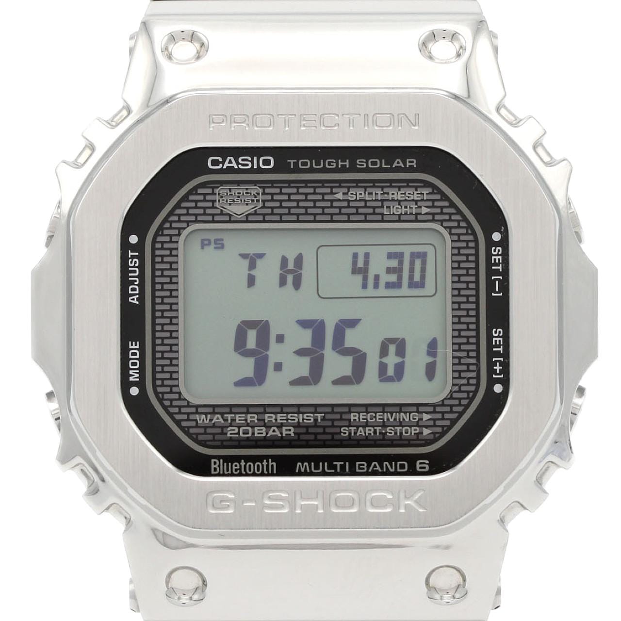 カシオ G-SHOCK 電波時計 GMW-B5000D-1JF SS ソーラークォーツ