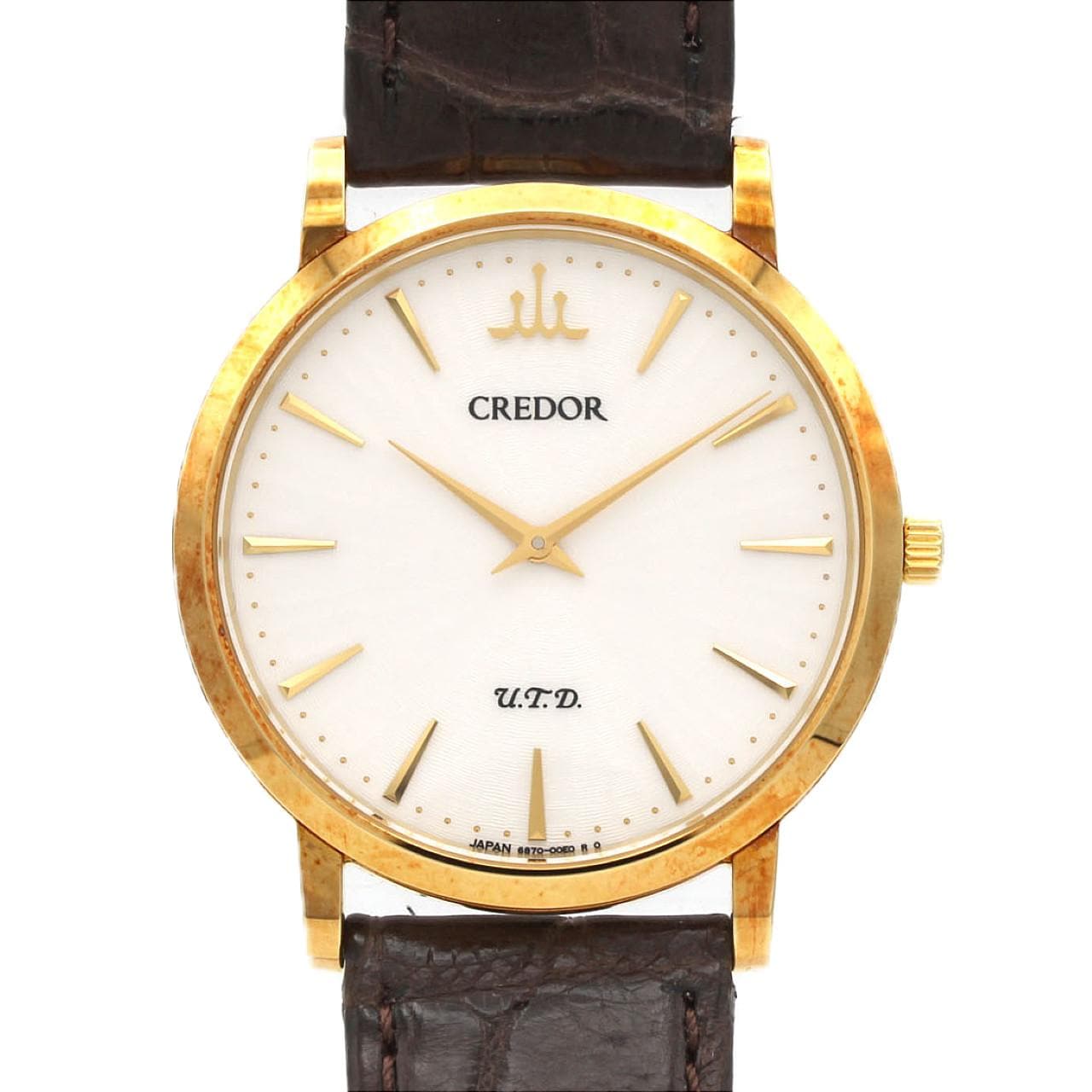 【ノーメンテナンス還元価格】セイコー クレドールシグノU.T.D　YG 6870-00B0/GBAQ976 YG 手巻