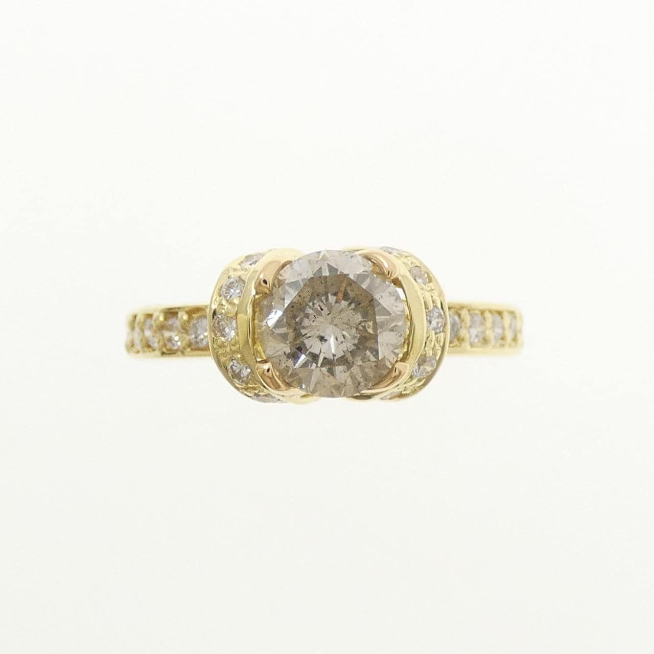 K18YG ダイヤモンド リング 1.152CT
