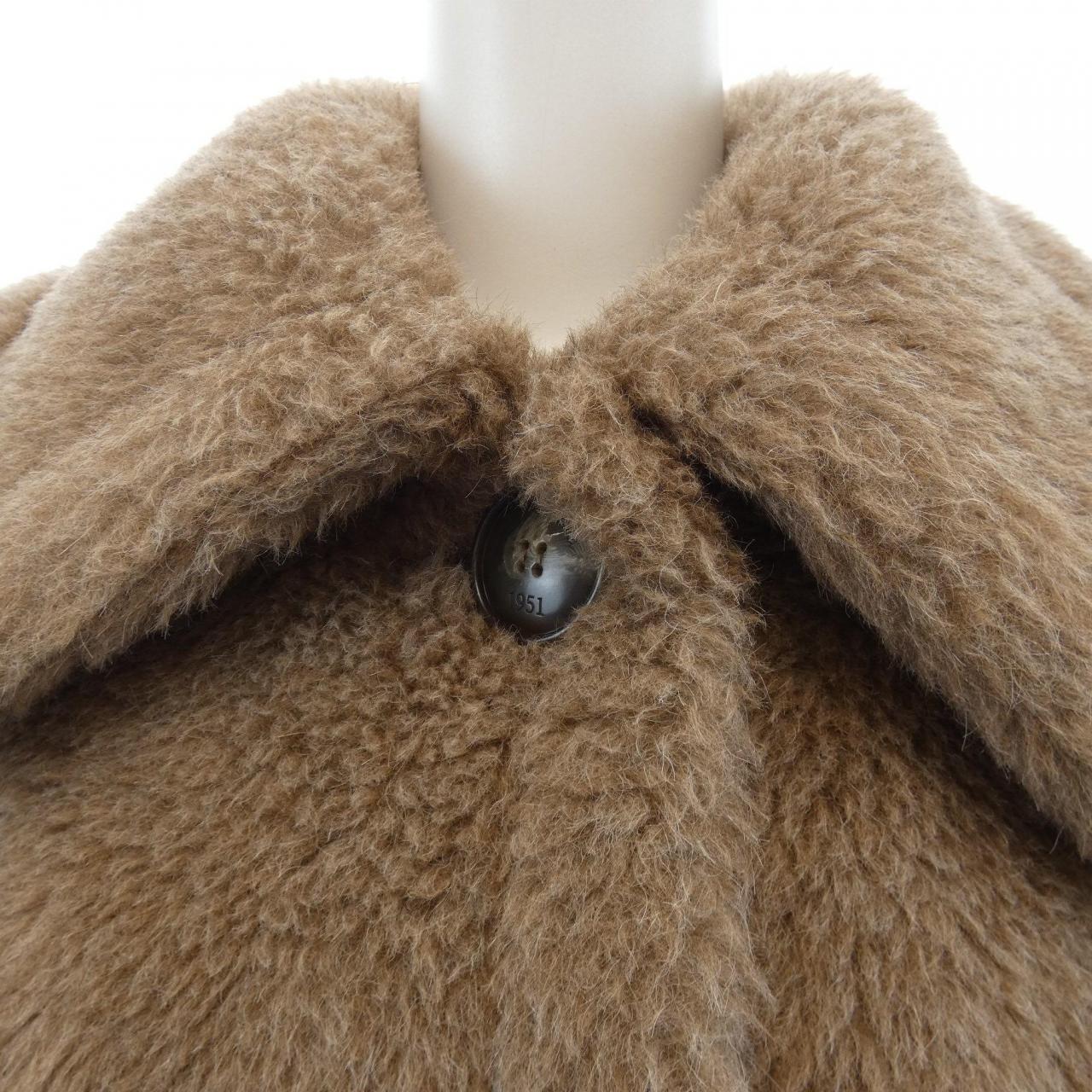 マックスマーラ Max Mara TERZO 473618 テディベア ケープ