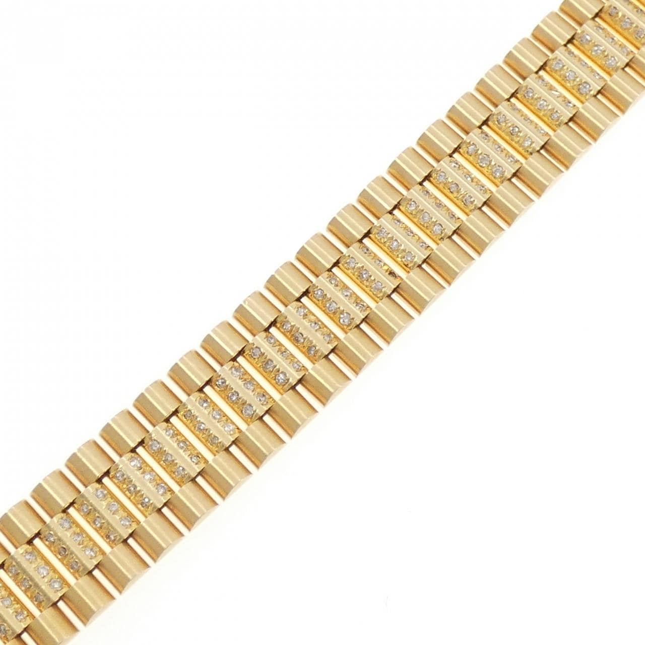 K18YG ダイヤモンド ブレスレット 1.55CT