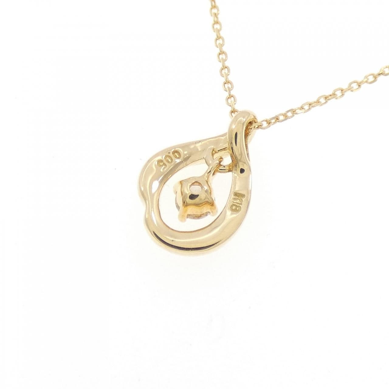 K18YG ダイヤモンド ネックレス 0.05CT