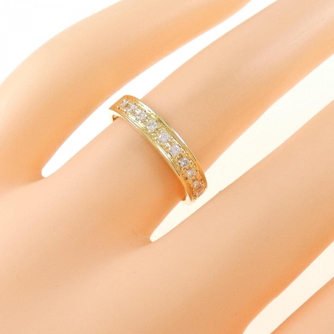 K18YG ダイヤモンド リング 0.15CT