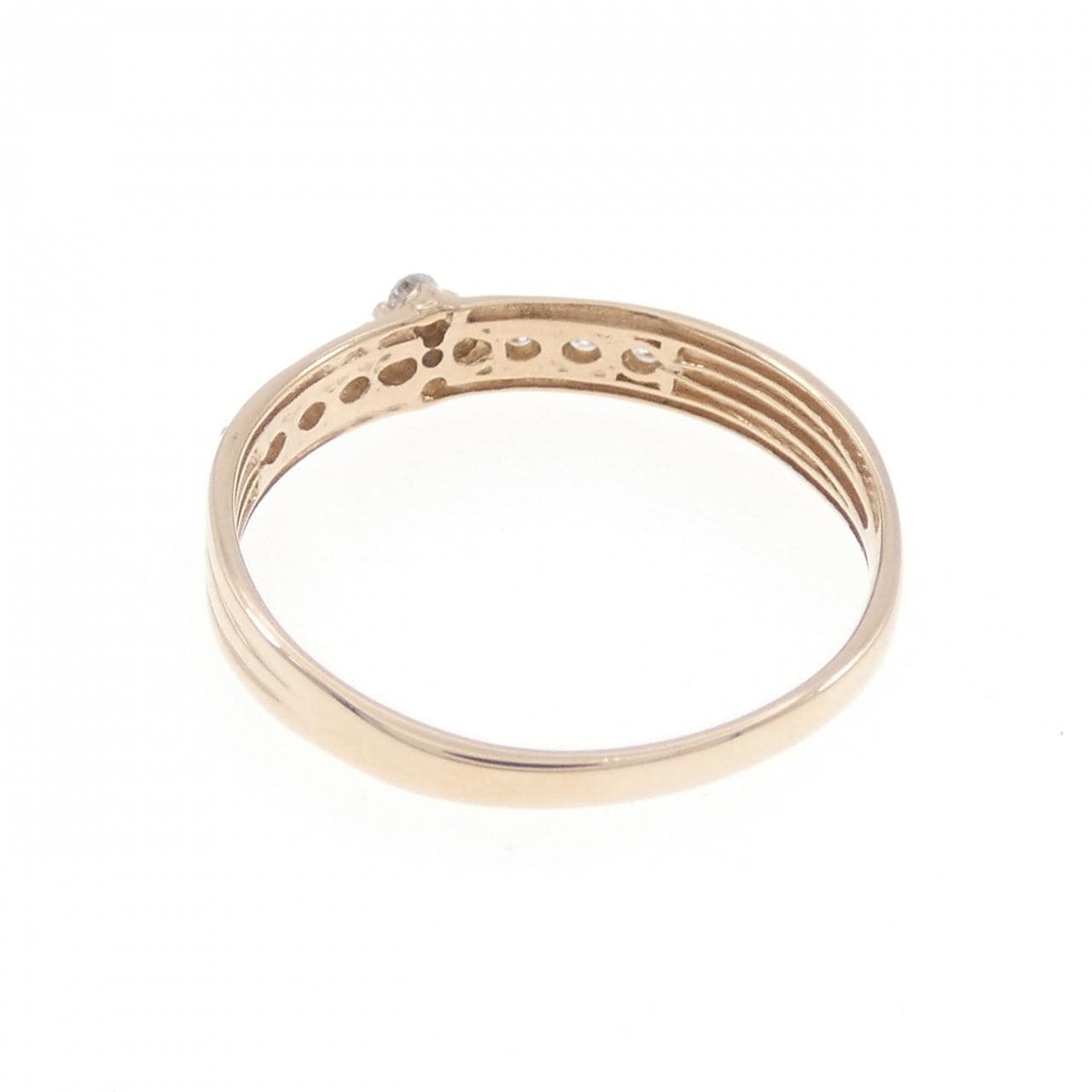 K18PG ダイヤモンド リング 0.15CT