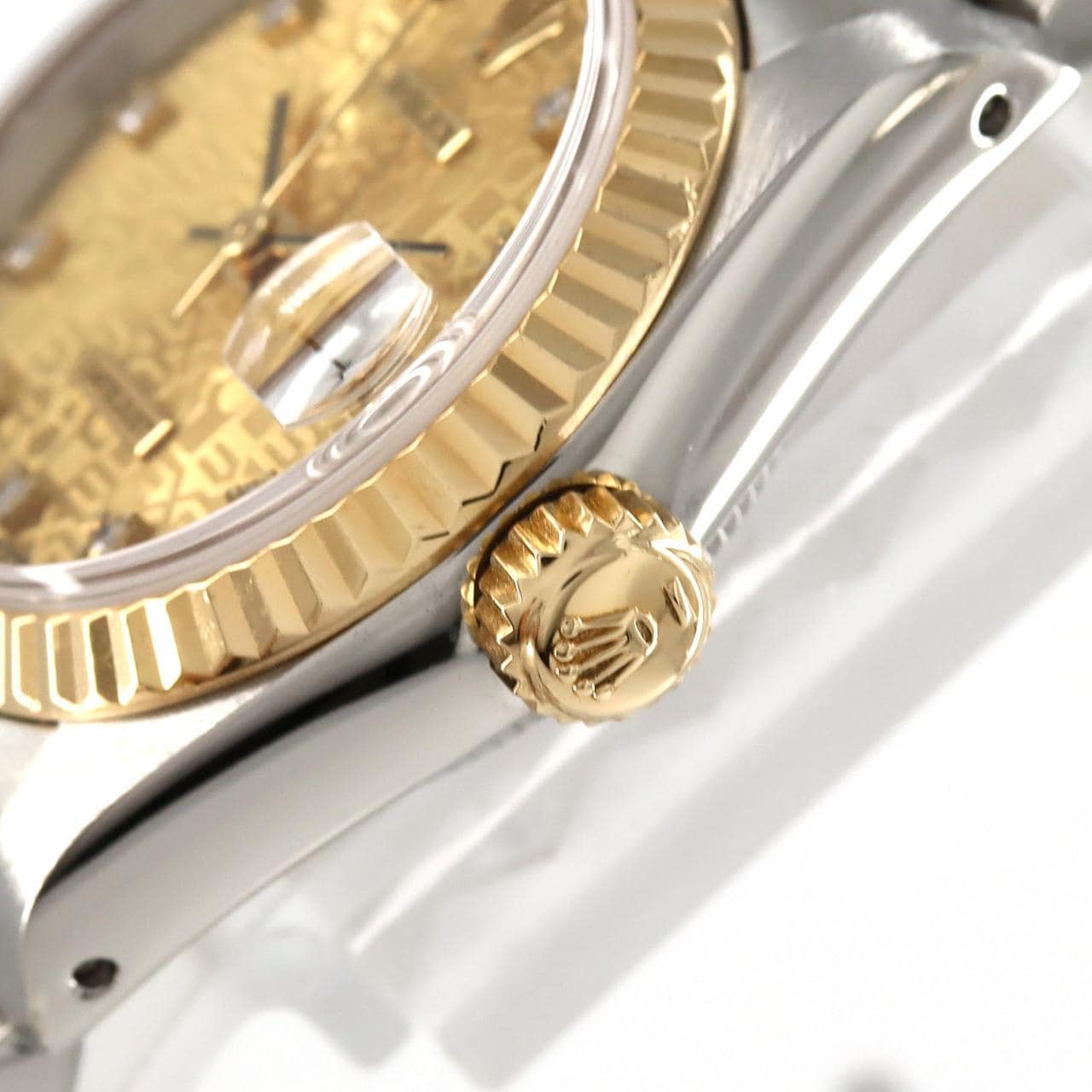 ROLEX Datejust 69173G SSxYG自動上弦X 編號。