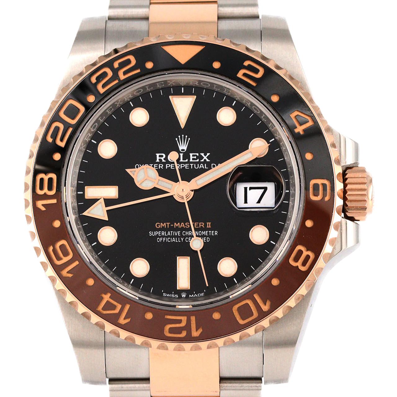 ロレックス GMTマスターⅡ 126711CHNR SSxPG 自動巻 ランダム番
