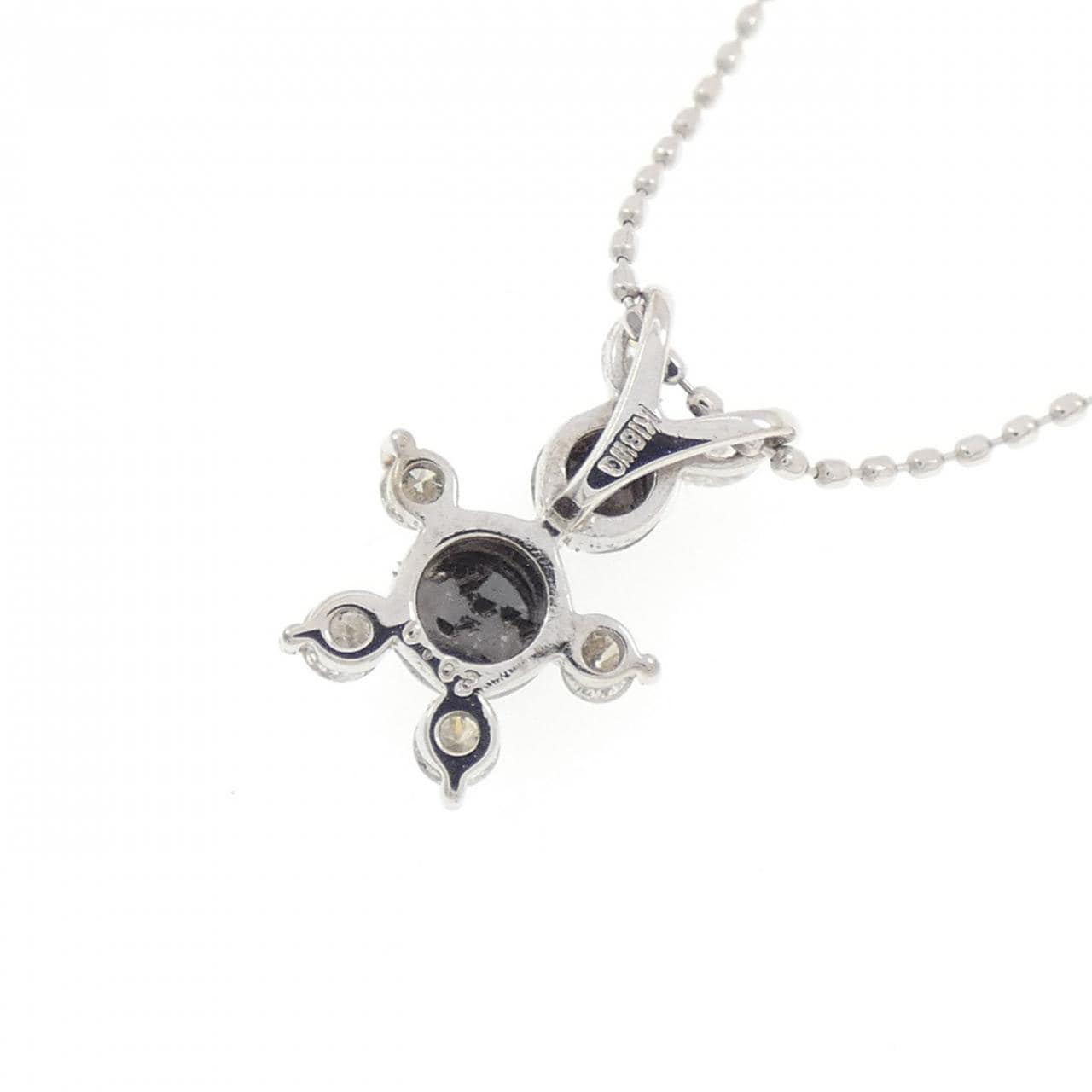 K18WG ダイヤモンド ネックレス 0.63CT