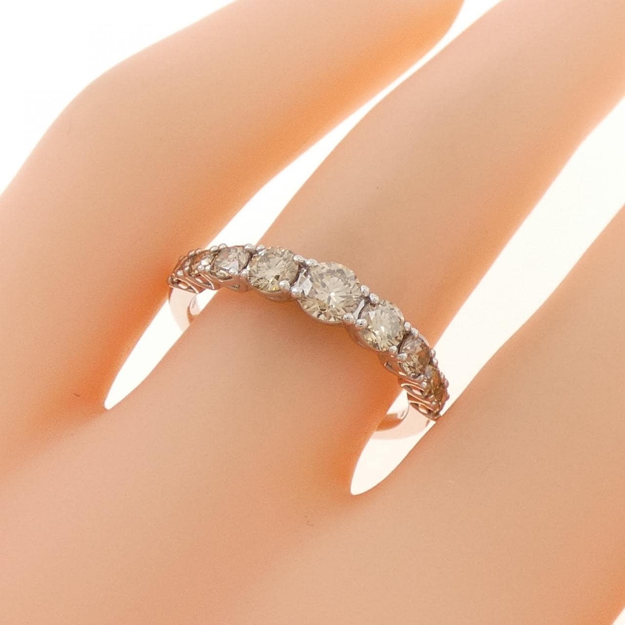 PT950 ダイヤモンド リング 0.80CT