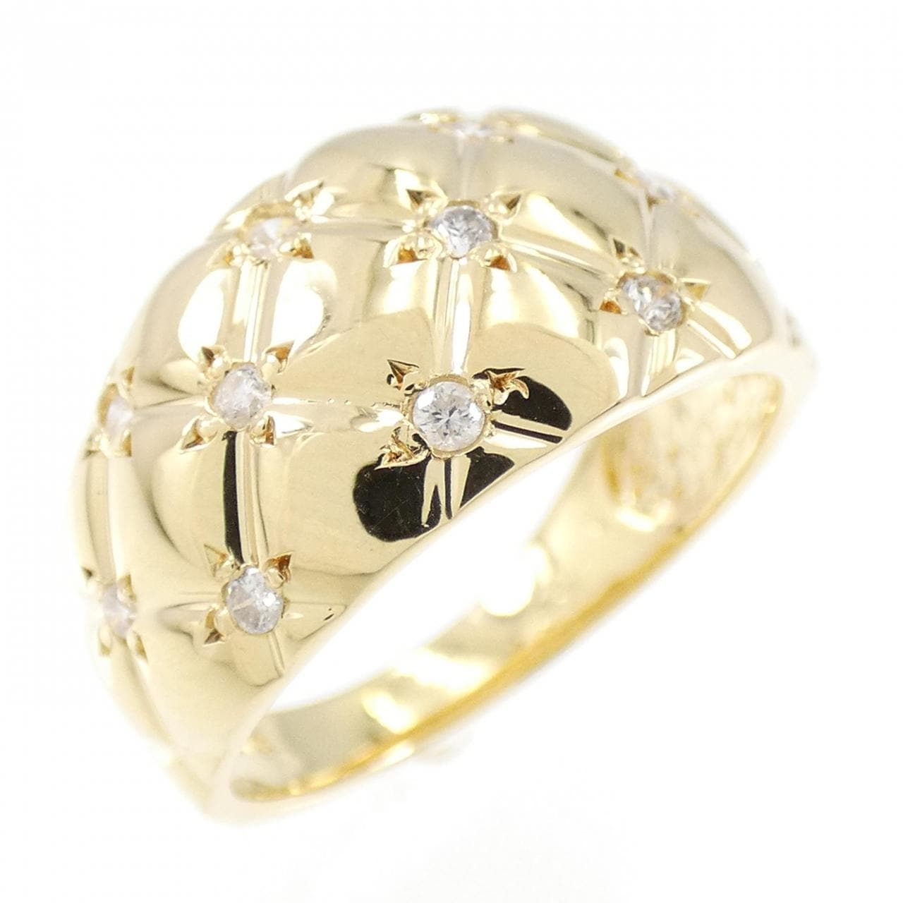 K18YG ダイヤモンド リング 0.10CT