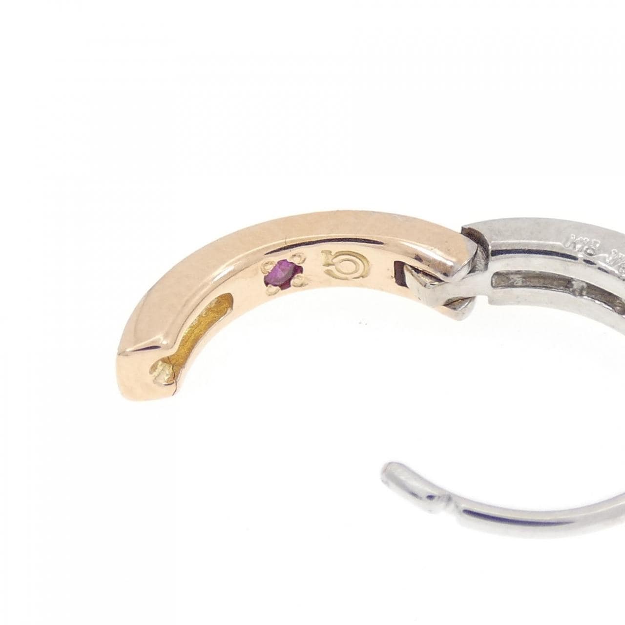 K18PG/K18WG 2-Way Diamond Earrings 0.56CT