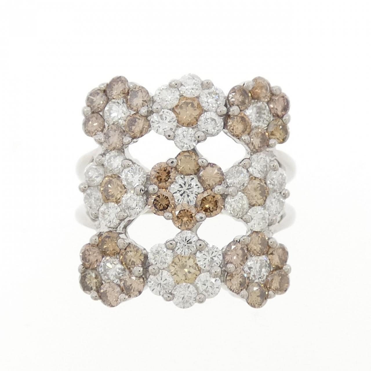 750WG ダイヤモンド リング 2.80CT