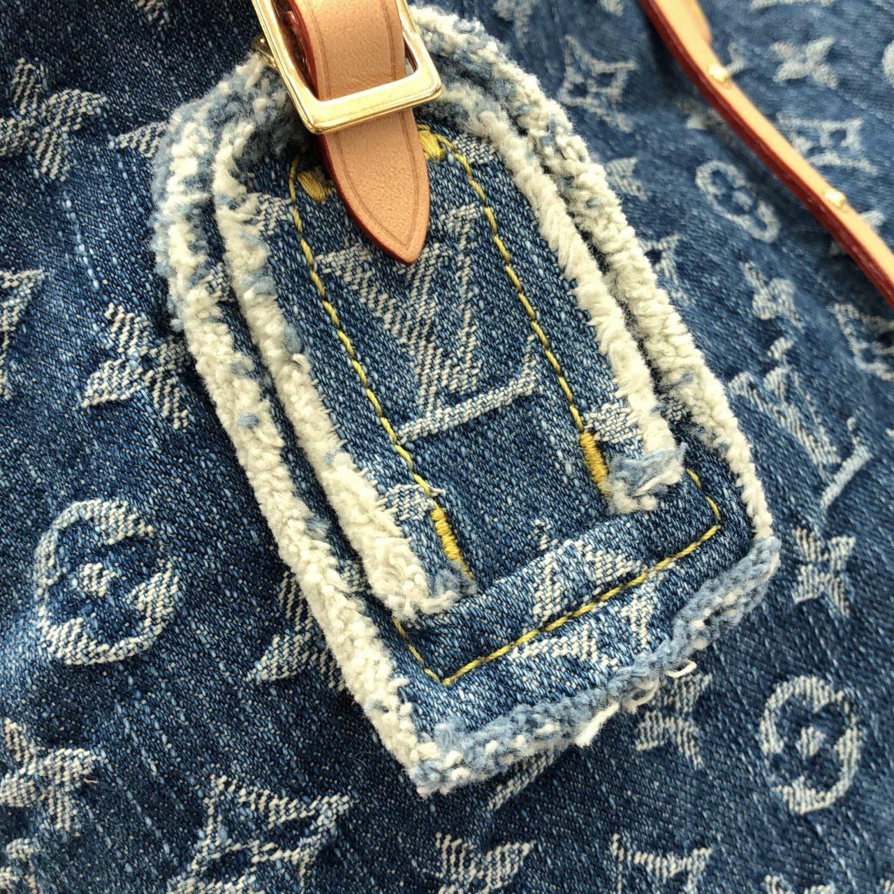 ルイヴィトン LVリミックス(モノグラム デニム) キャリーオール MM M46855 ショルダーバッグ