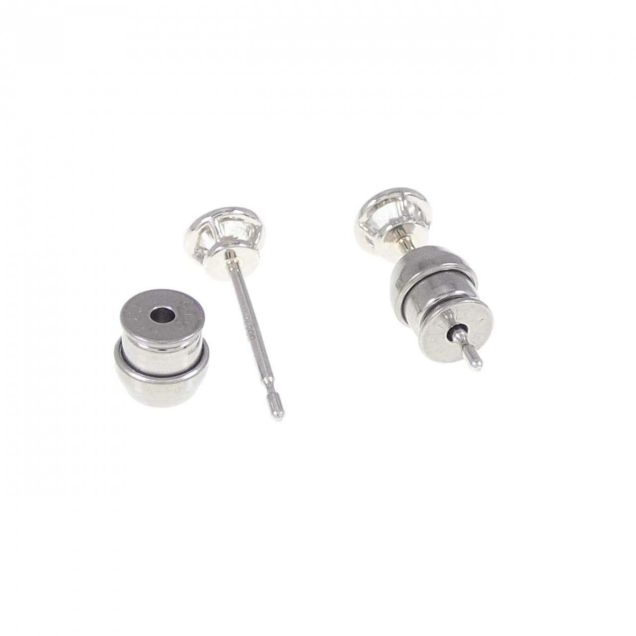 [再加工款] PT/ST鑽石耳環 0.202CT 0.209CT E SI2 良好
