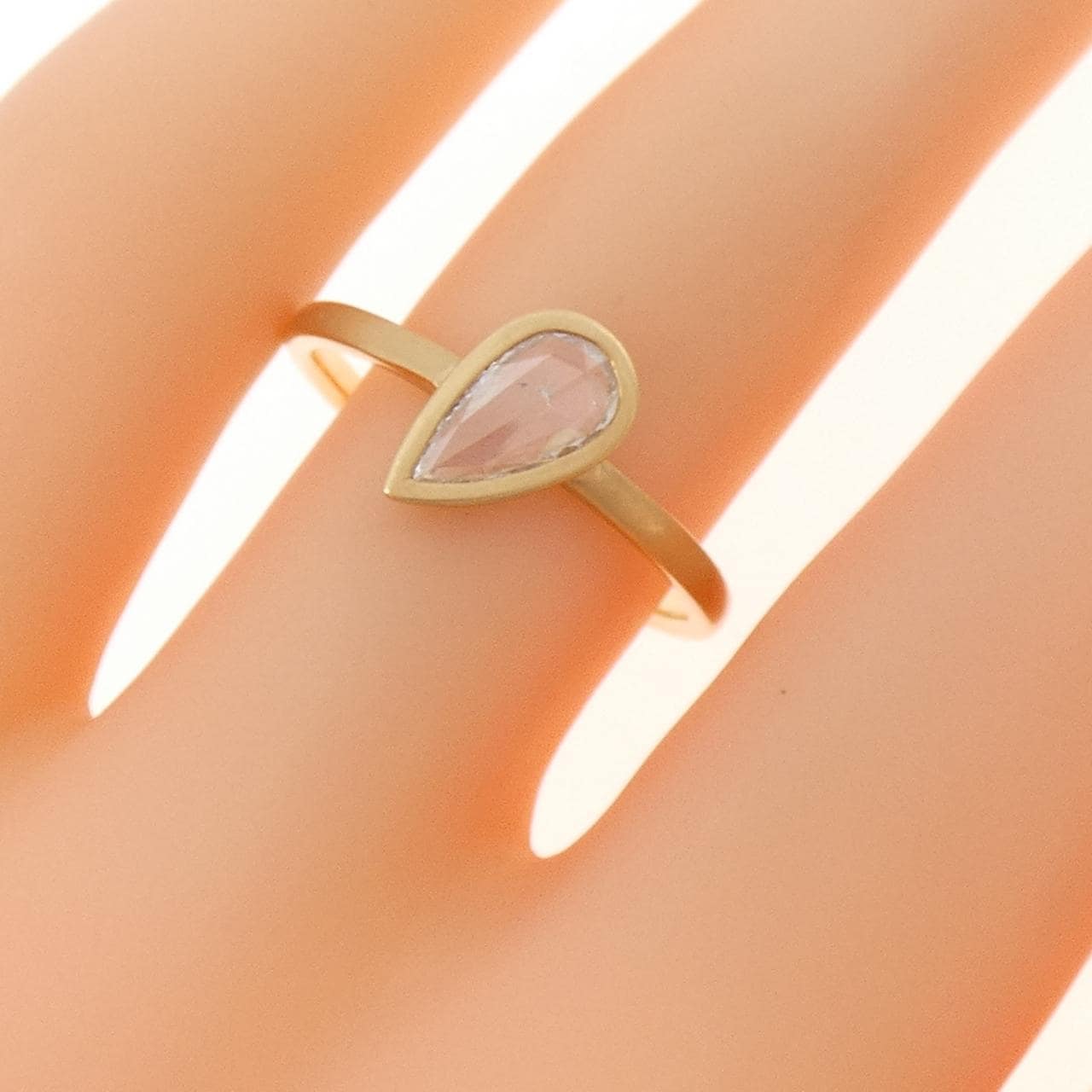 【新品】K18YG ダイヤモンド リング 0.28CT