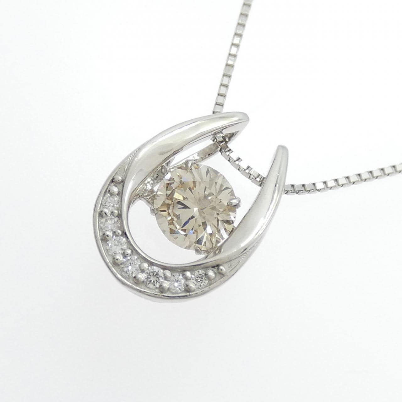 PT900/PT850 ダイヤモンド ネックレス 0.721CT