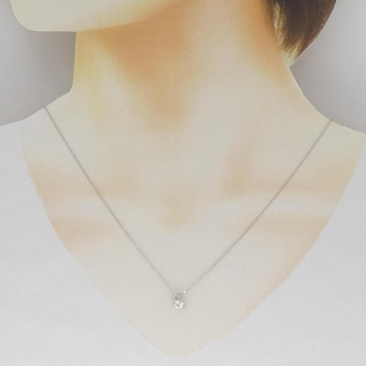 PT900/PT850 ダイヤモンド ネックレス 0.272CT