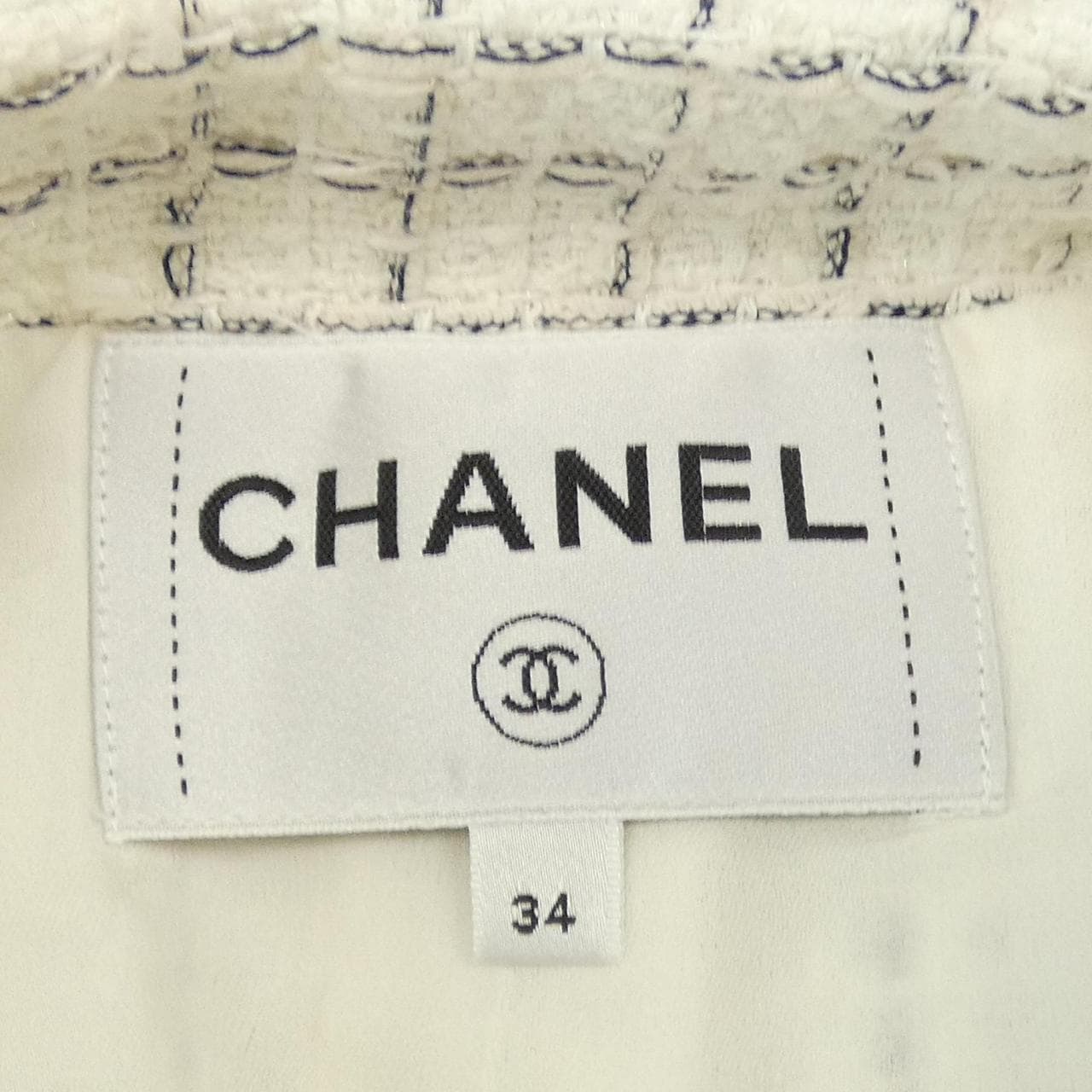 ノーカラージャケット CHANEL - Chanel  36 2024年 春夏 CHANEL シャネル ノーカラージャケット ツイード