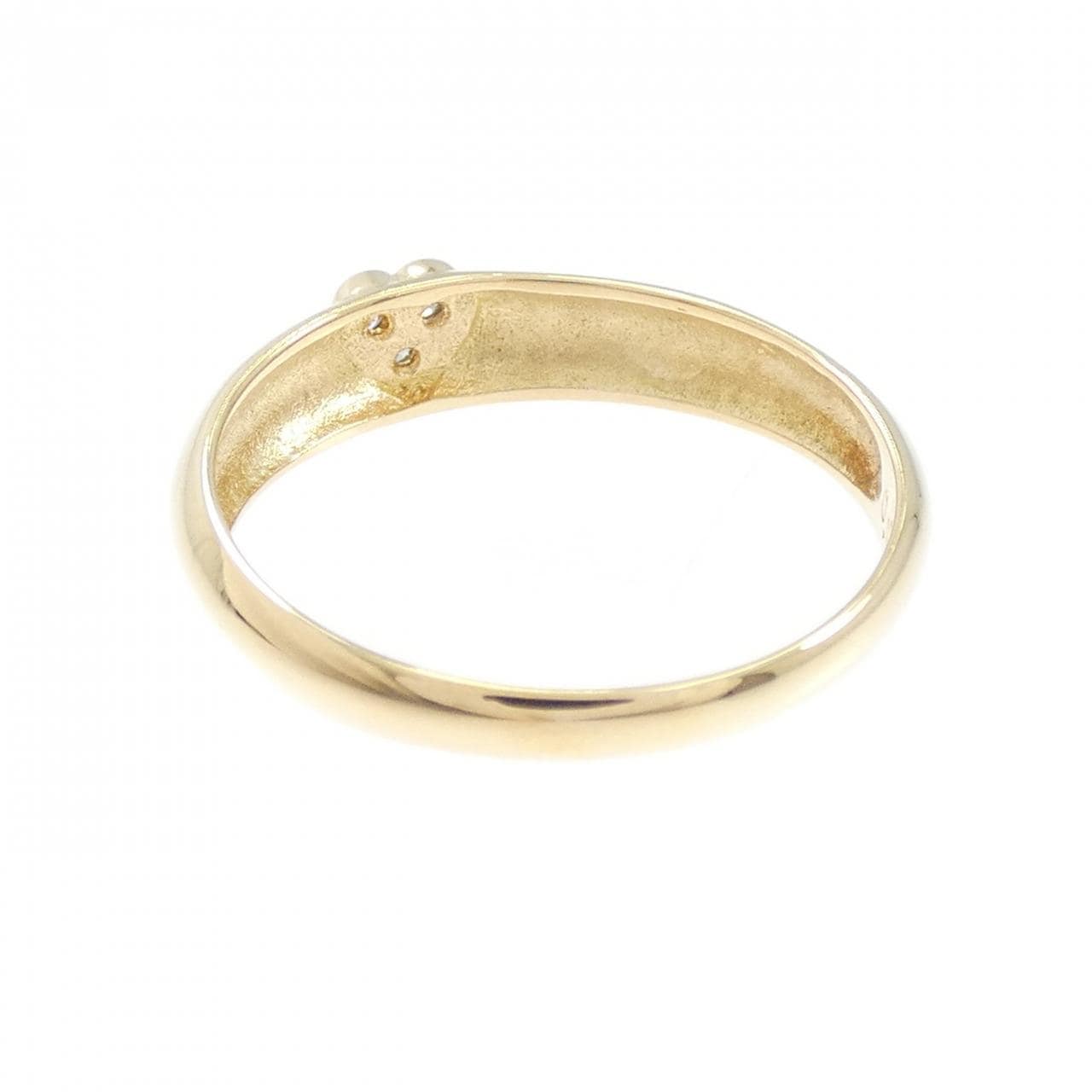 K18YG ハート ダイヤモンド リング 0.03CT