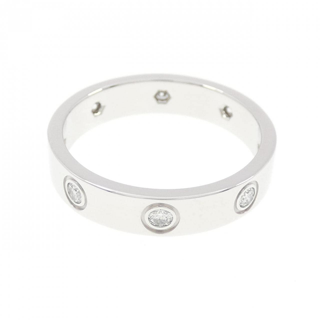 カルティエ ミニラブ フルダイヤ リング