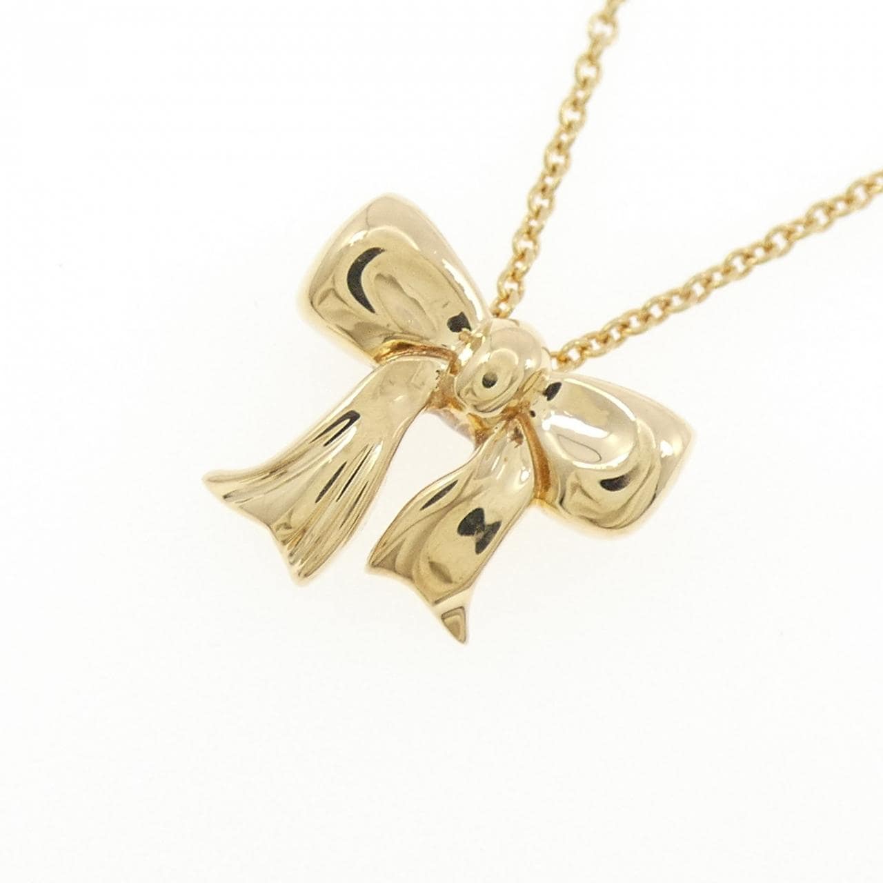 ティファニー ブルーボックスボウ ネックレス