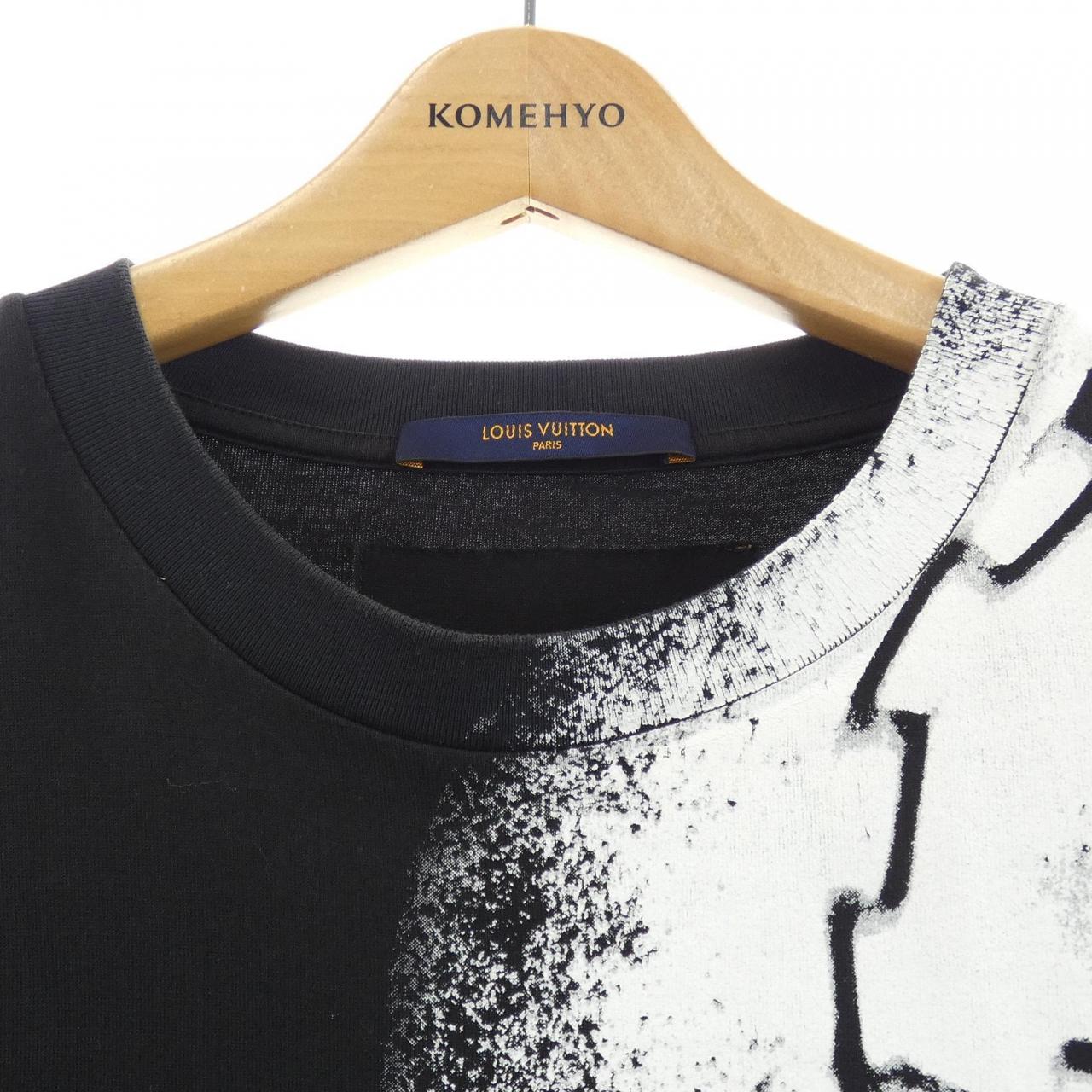 ルイヴィトン LOUIS VUITTON スプレーチェーンプリント HIY17WNPG Tシャツ