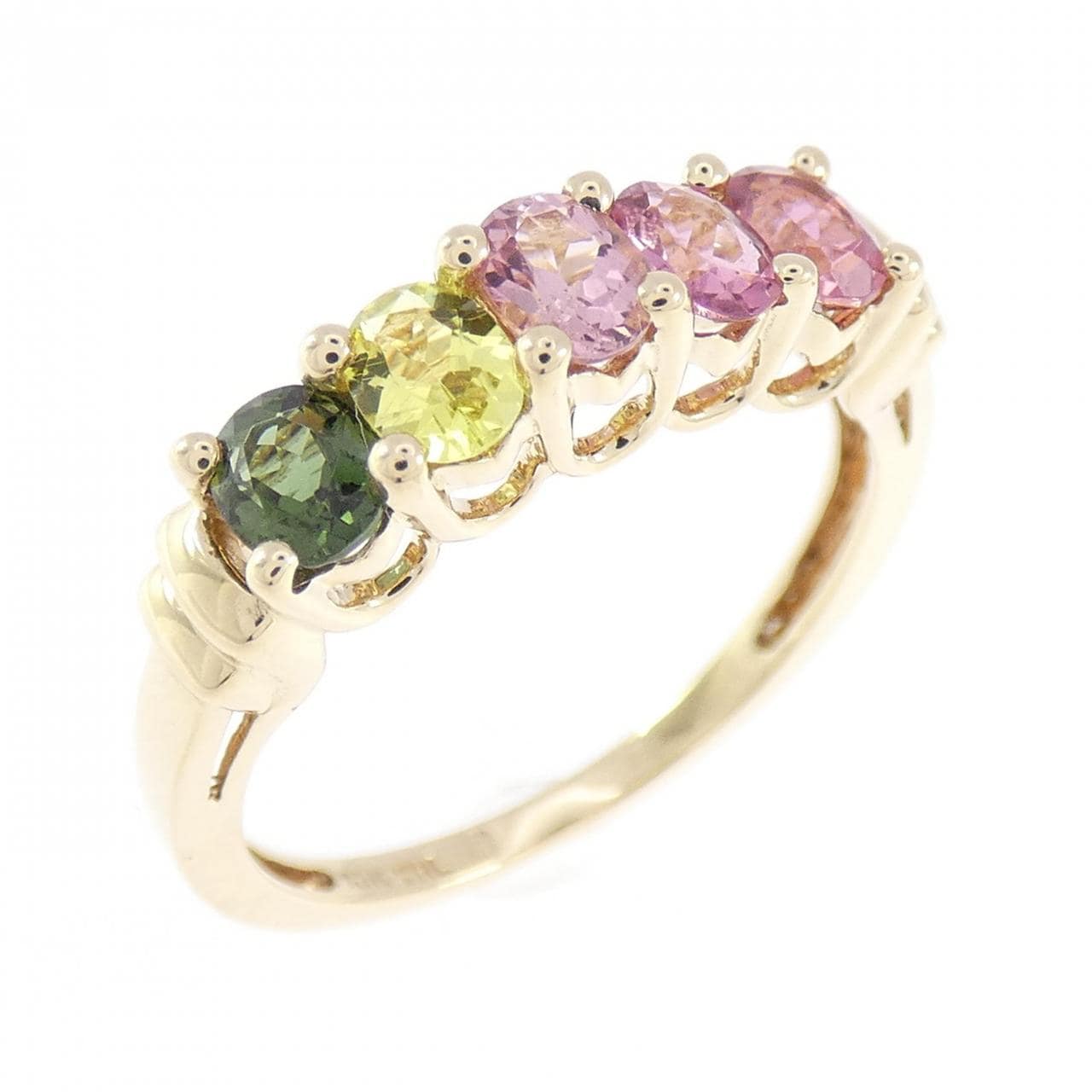 10KYG トルマリン リング