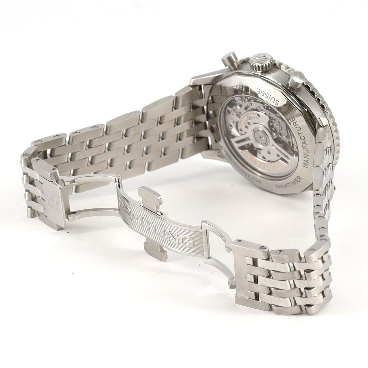 ブライトリング ナビタイマーB01クロノグラフ46 AB0137/AB0137211B1A1 SS 自動巻