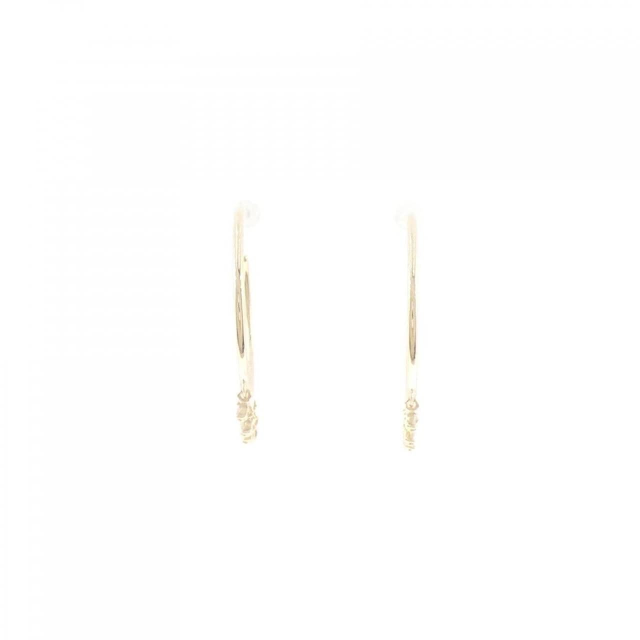 【リメイク】K10YG ダイヤモンド ピアス 0.08CT
