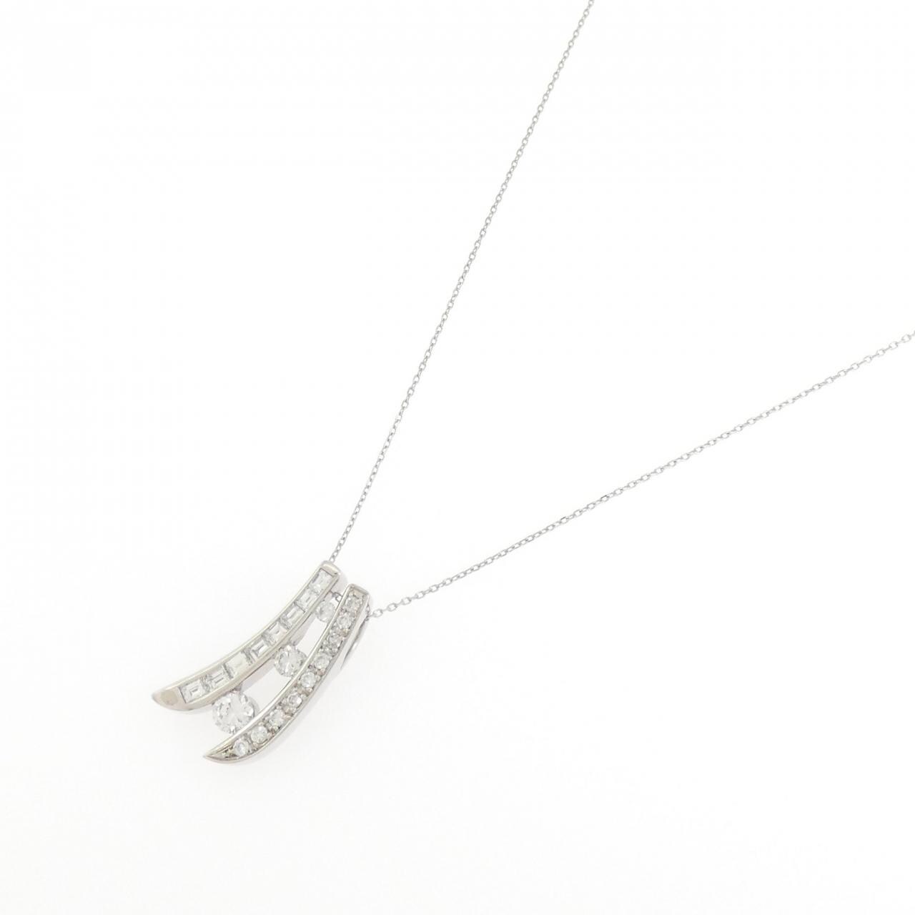 PT900/PT850 ダイヤモンド ネックレス 0.46CT