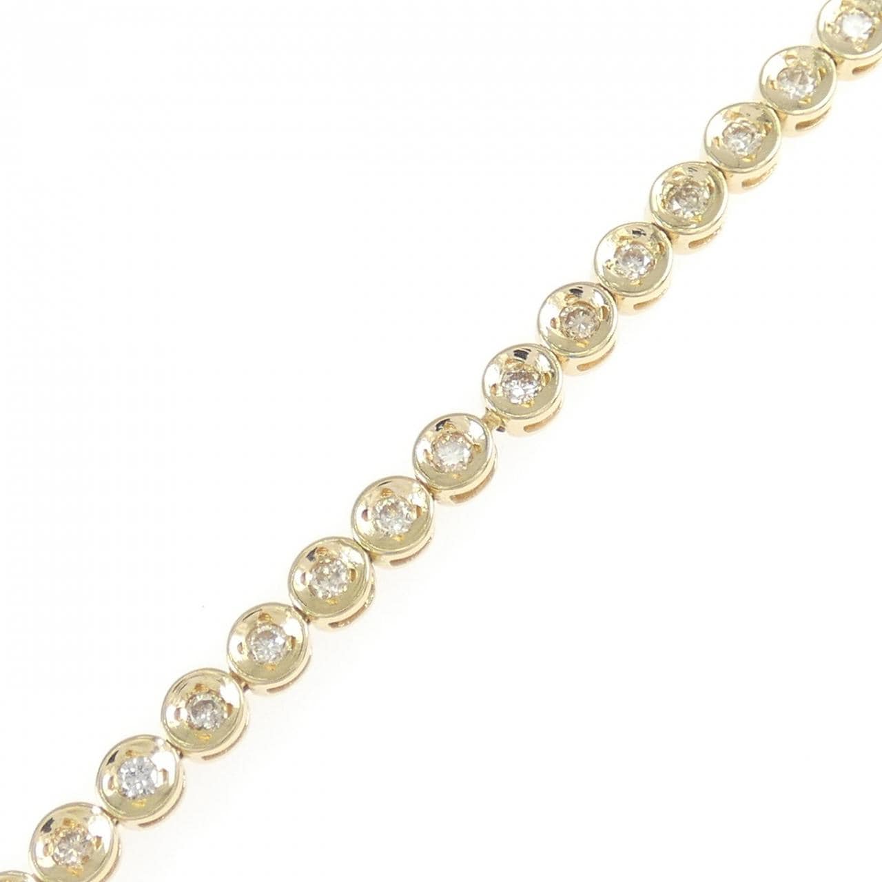 K18YG ダイヤモンド ブレスレット 1.00CT