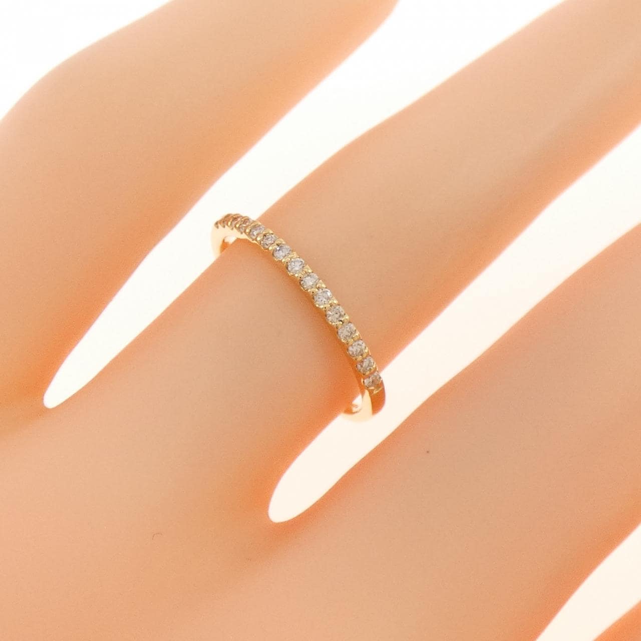 アガット ダイヤモンド リング 0.09CT