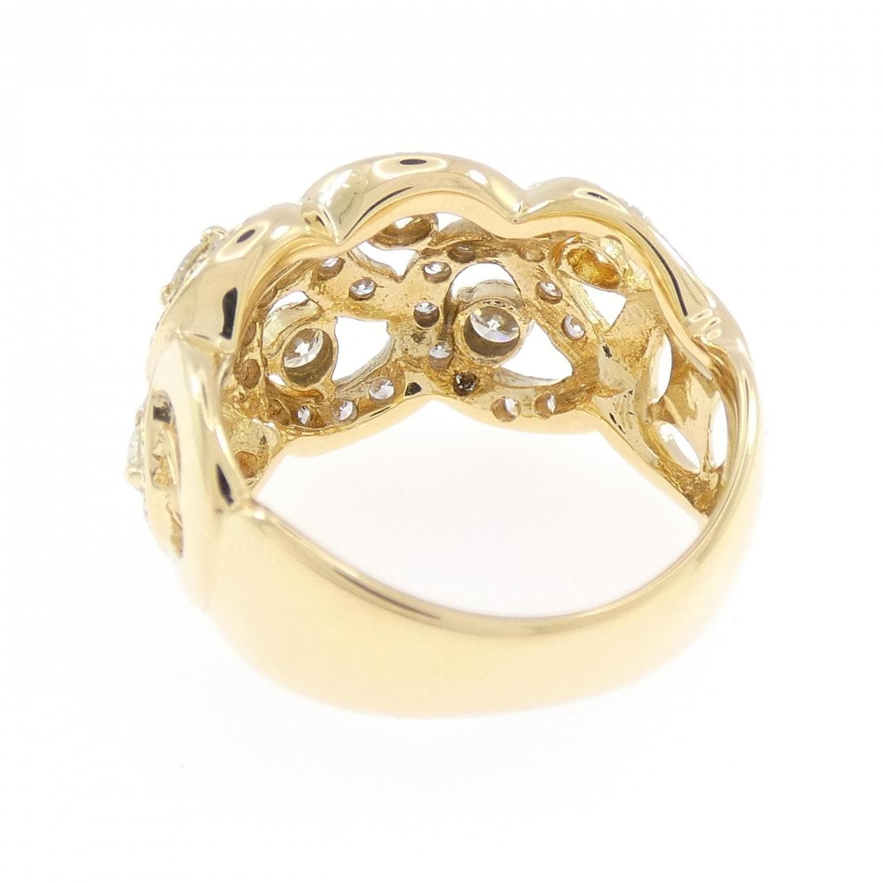 K18YG ダイヤモンド リング 1.15CT