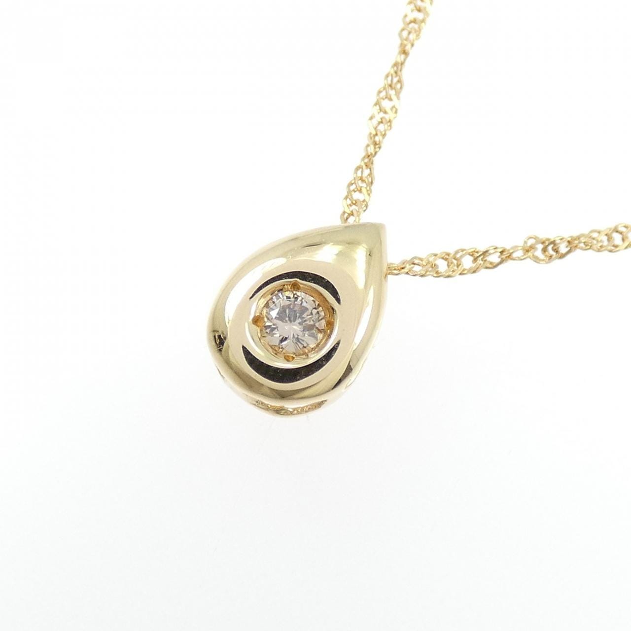 K18YG ダイヤモンド ネックレス 0.05CT