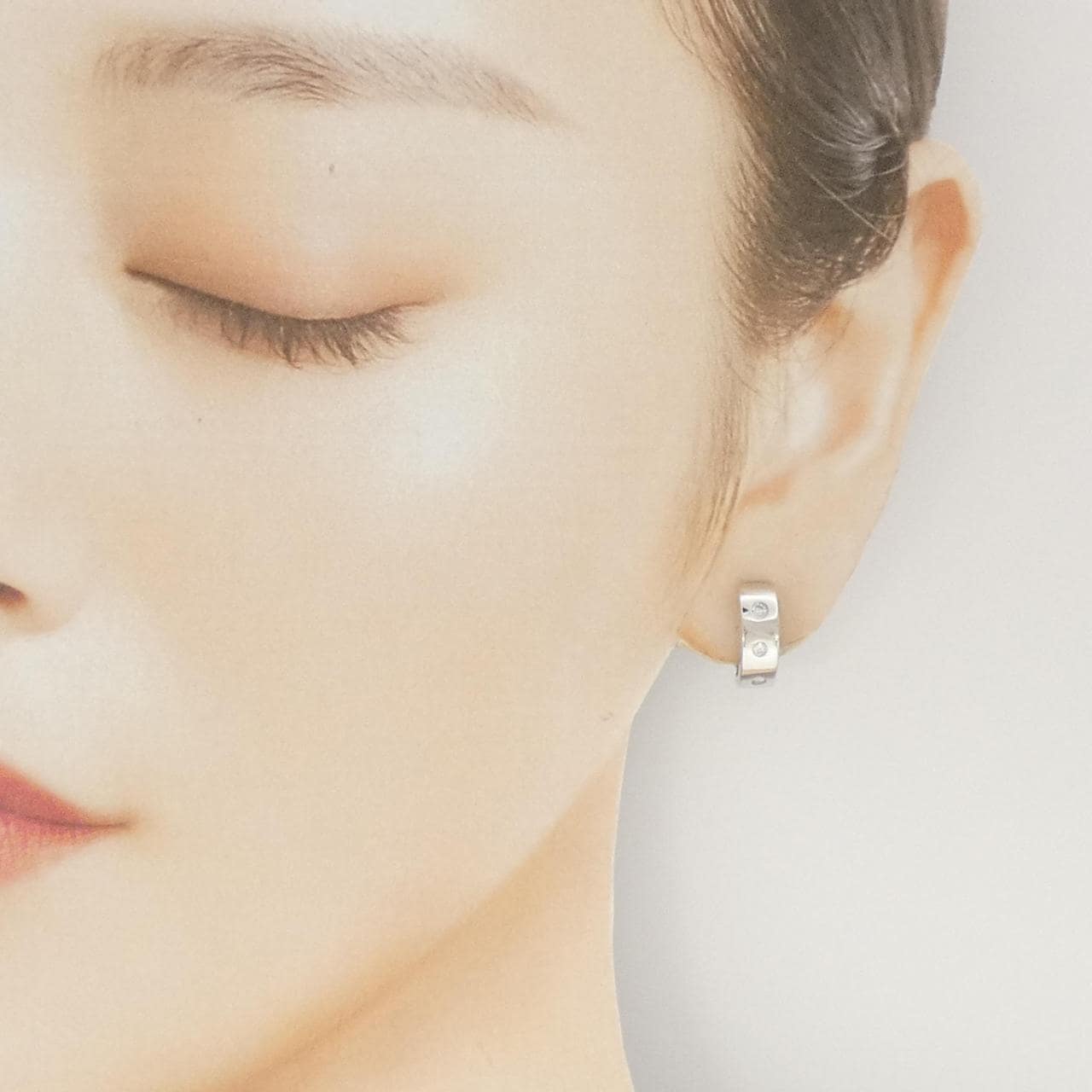 K18WG ダイヤモンド ピアス/イヤリング 0.20CT