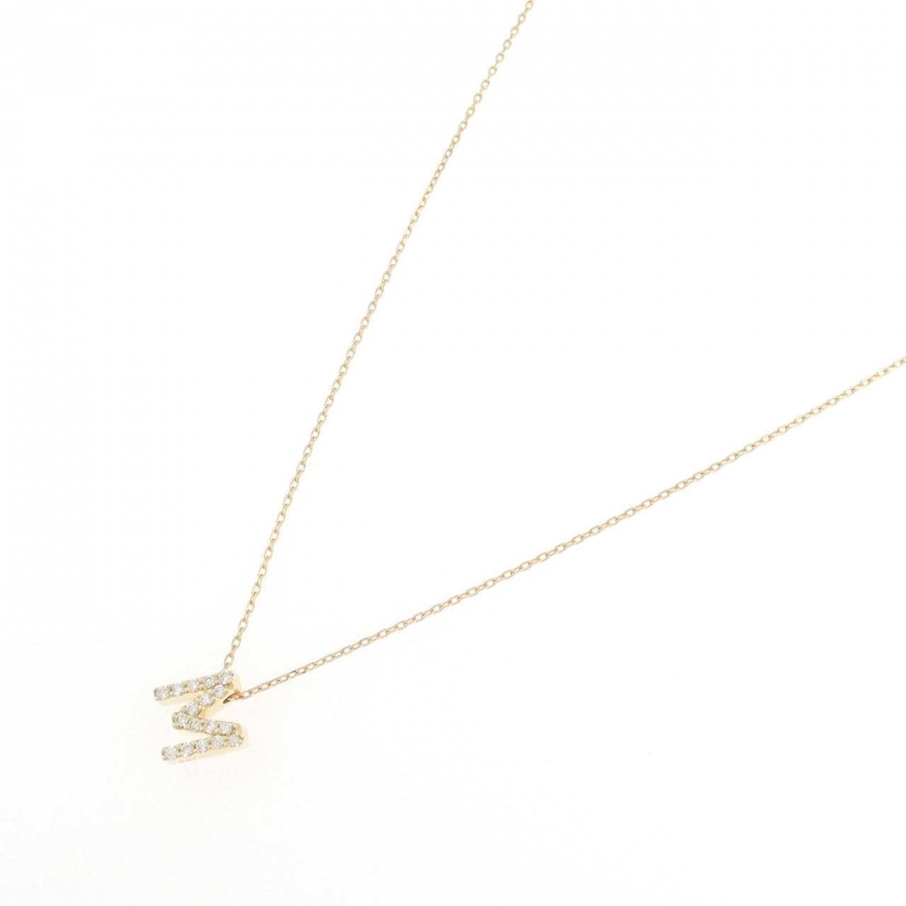 ポンテヴェキオ イニシャル ネックレス 0.07CT