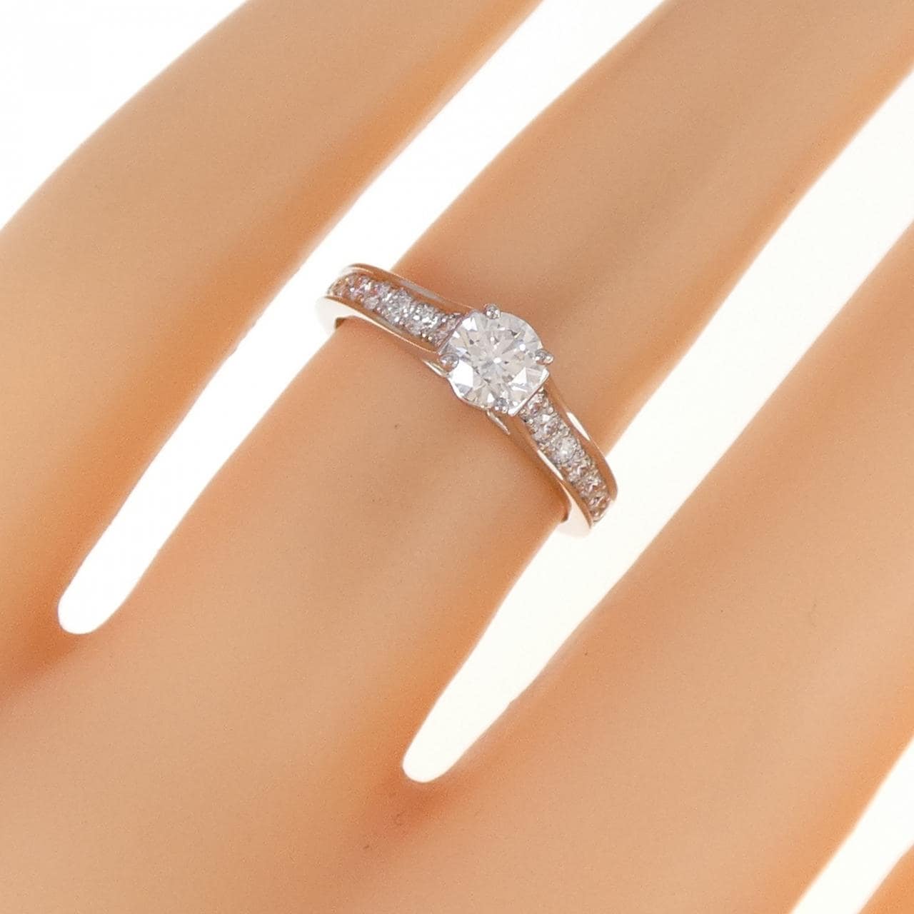 ◇カルティエ◇新品仕上済 1895 ソリテール ダイヤ 0.33 リング 950 ◇カルティエ◇新品仕上済 1895 ソリテール ダイヤ 0.33 リング