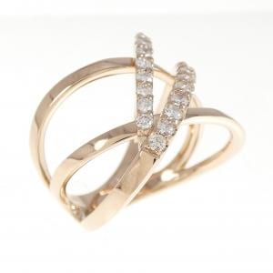 K18PG ダイヤモンド リング 0.50CT