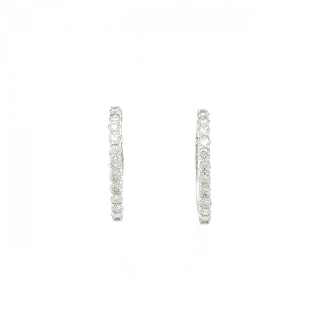 【新品】PT900 ダイヤモンド ピアス 1.00CT