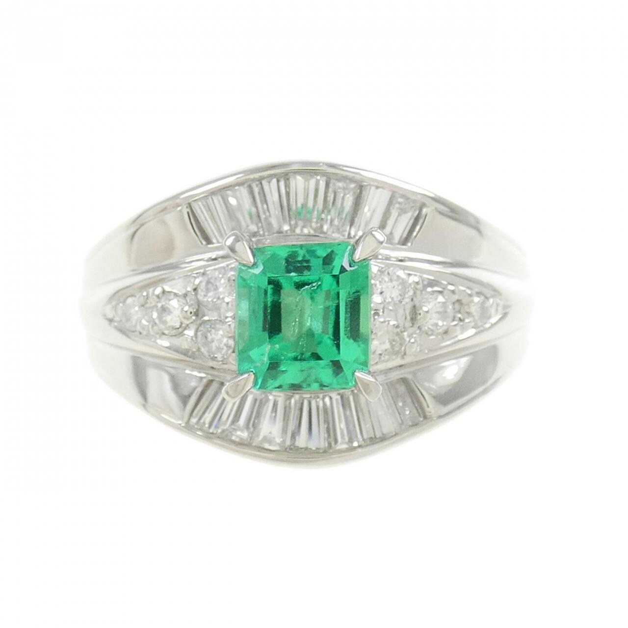 PT エメラルド リング 0.60CT