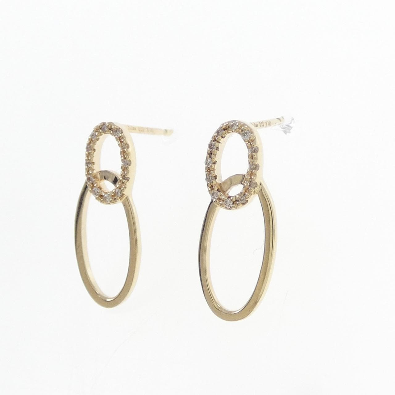 リラ ダイヤモンド ピアス 0.04CT