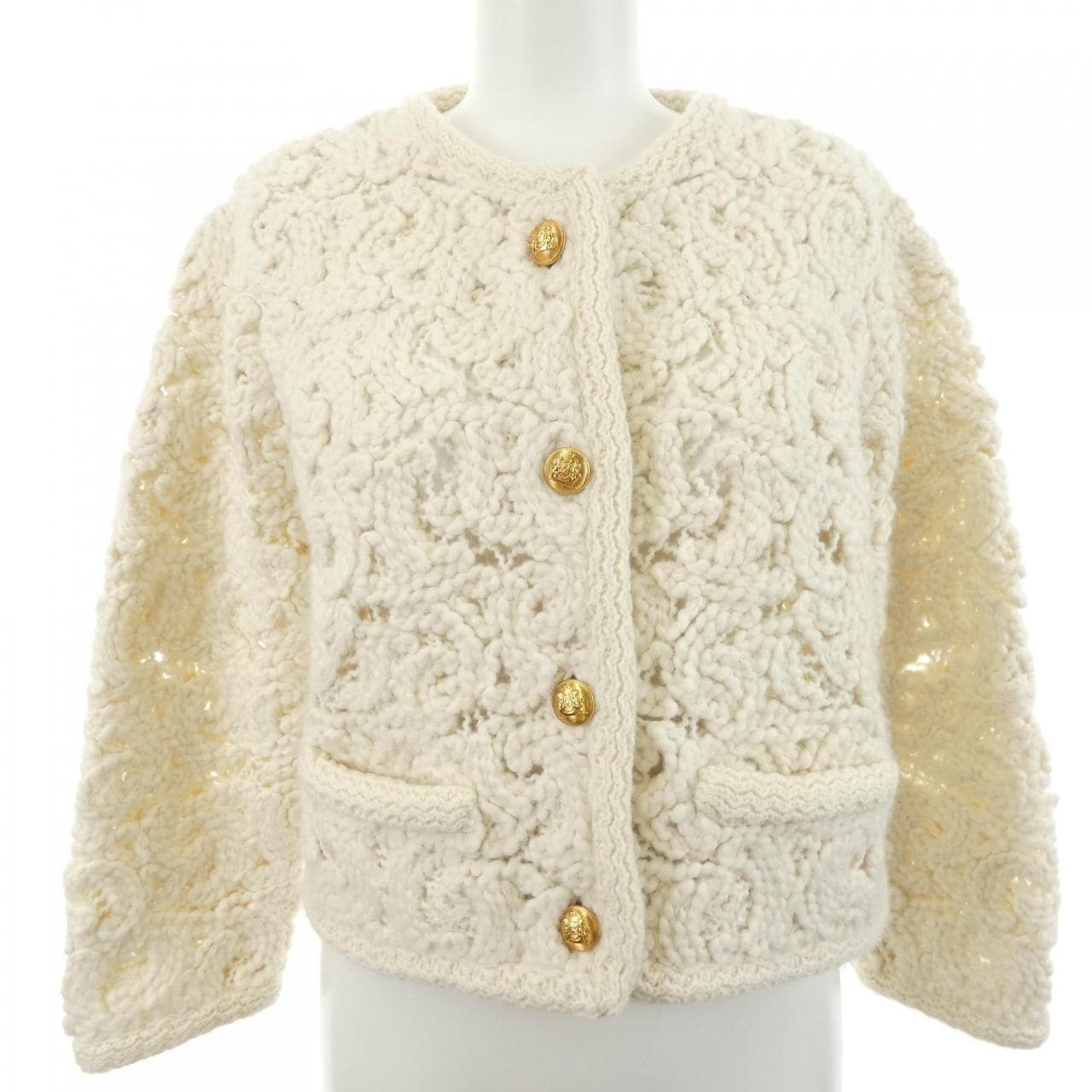 セリーヌ CELINE コーネリーウールカーディガン 2AI66323V カーディガン